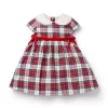 The Holiday Tartan Baby Dress Bradbury Red Tartan