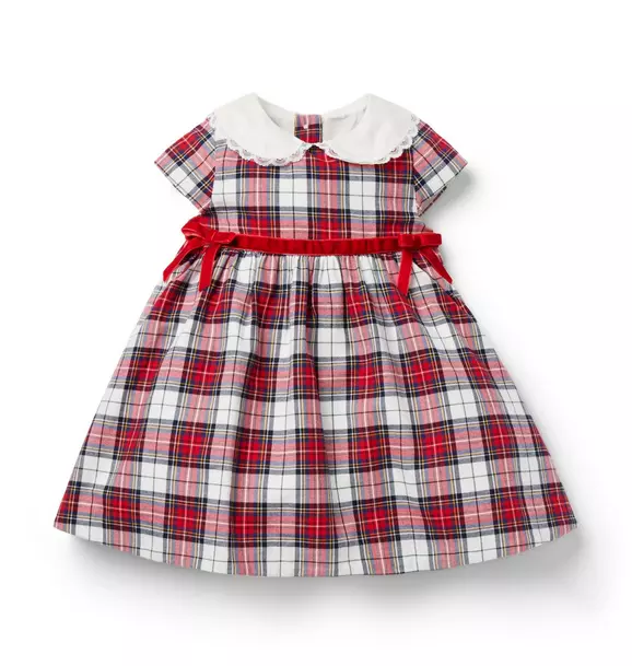 The Holiday Tartan Baby Dress Bradbury Red Tartan 1 The Holiday Tartan Baby Dress Bradbury Red Tartan