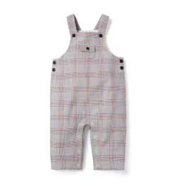 The Plaid City Baby Overall Rain Drum Plaid