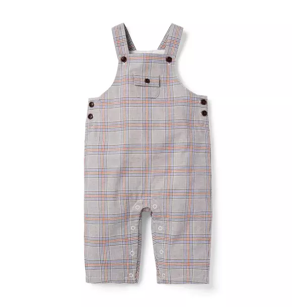 The Plaid City Baby Overall Rain Drum Plaid 1 The Plaid City Baby Overall Rain Drum Plaid