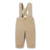 Baby Corduroy Suspender Pant Jack Khaki