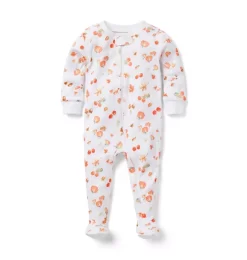 Baby Good Night Footed Pajamas In Fall Favorites White Fall Favorites