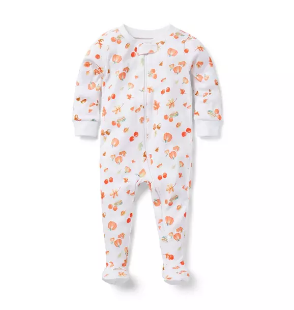 Baby Good Night Footed Pajamas In Fall Favorites White Fall Favorites 1 Baby Good Night Footed Pajamas In Fall Favorites White Fall Favorites