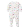 Baby Good Night Footed Pajamas In Winter Cozy White Winter Cozy